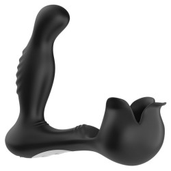 FUKR Plug prostatique rotatif avec sac à bourses Surround 10 x 3.4cm